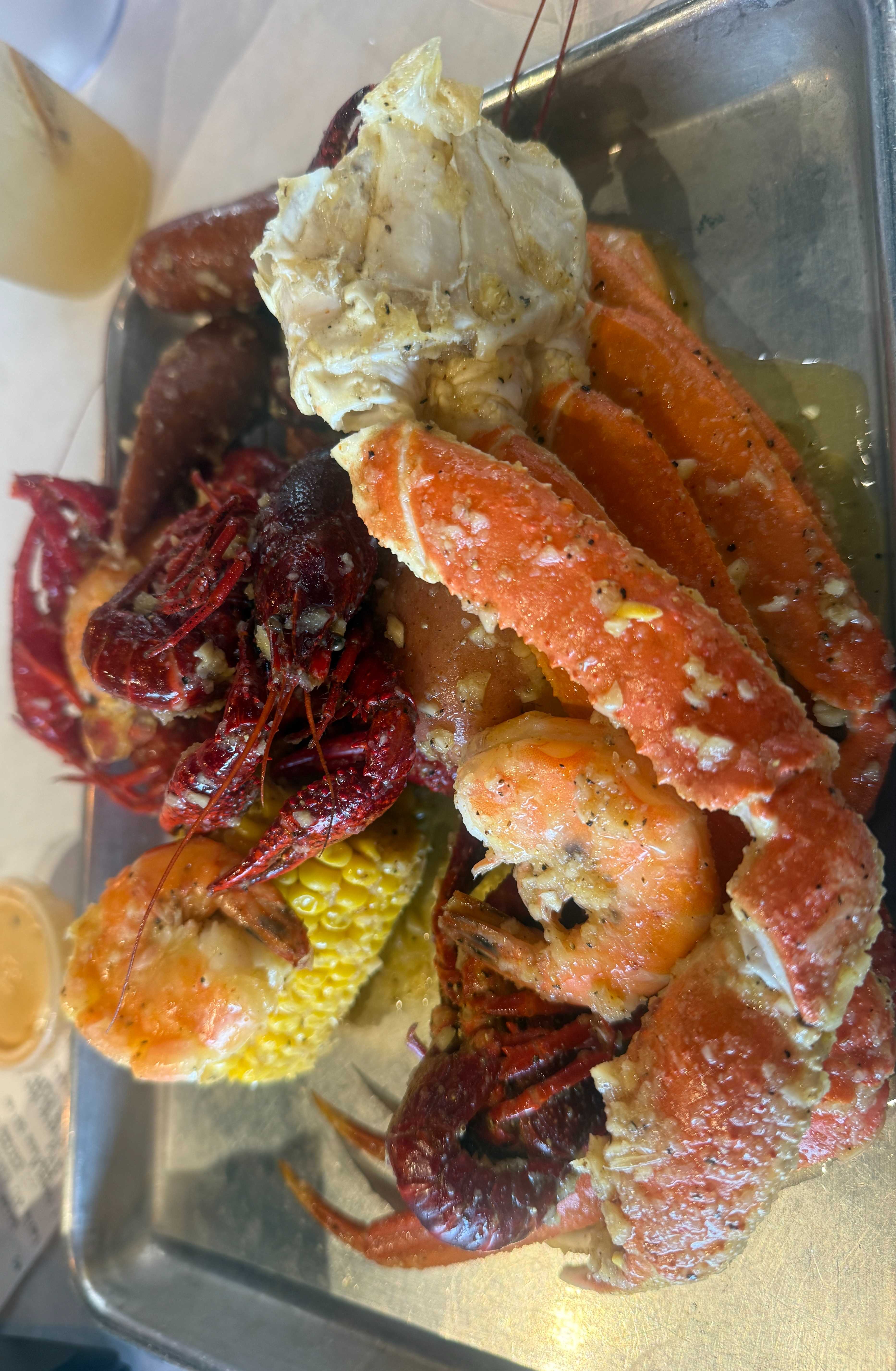 Mudbuggin Seafood - Garlic Butter Platter